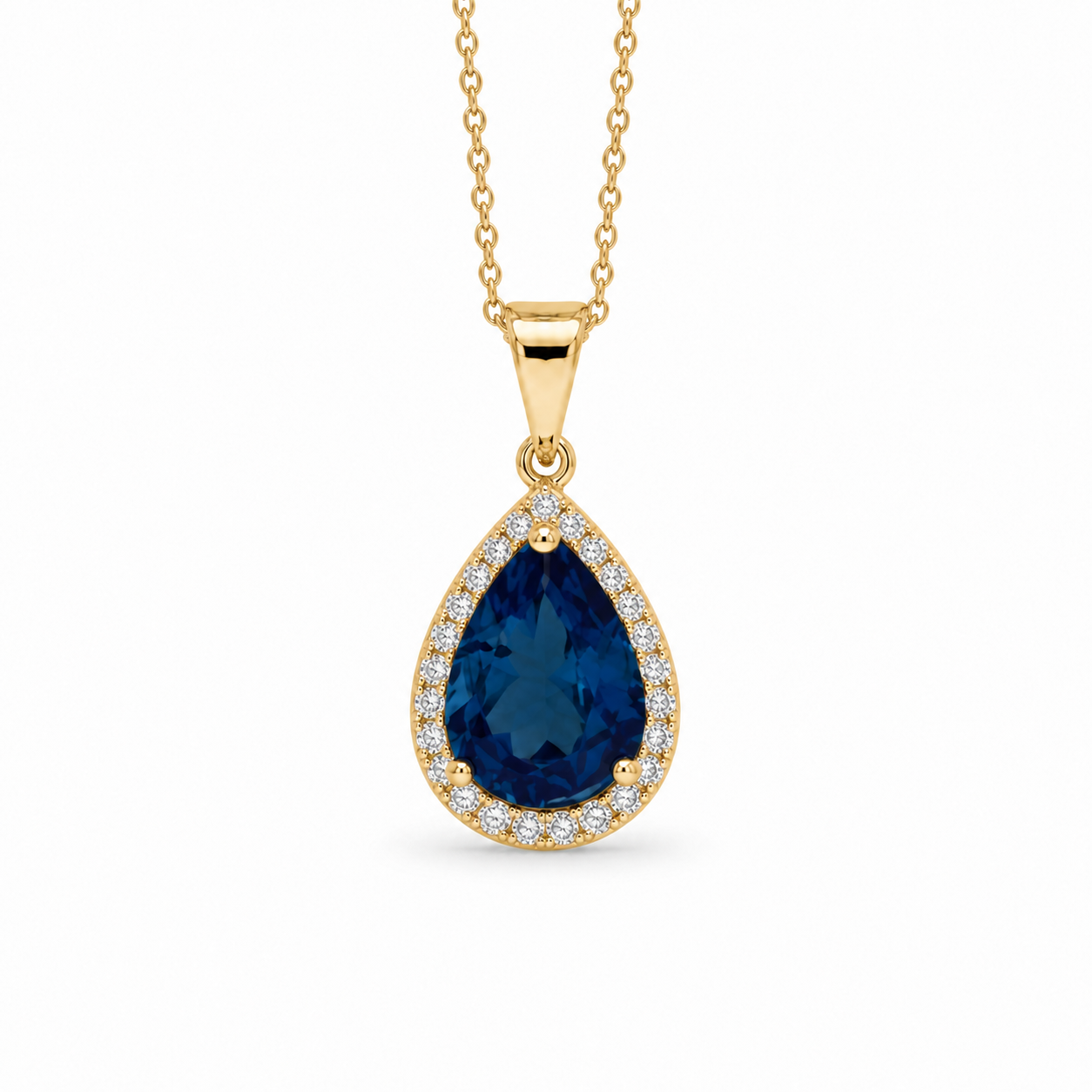 Lady's 14 Karat Yellow Gold Pendant 2.10 cttw