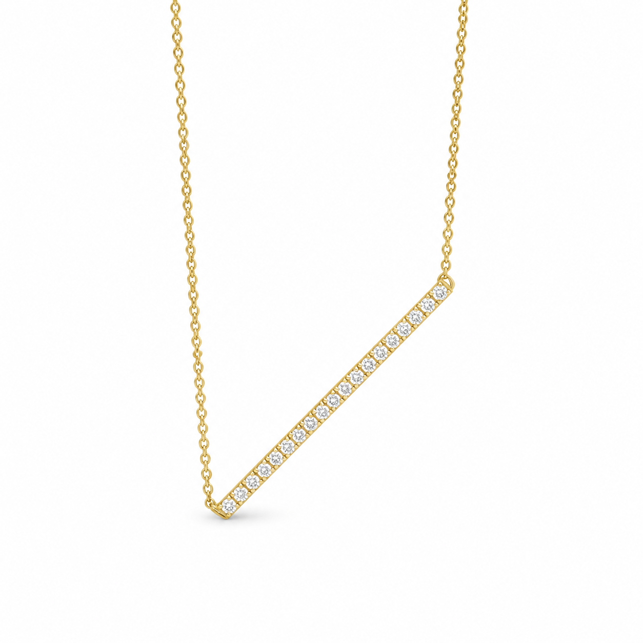 Lady's 14 Karat Yellow Gold Pendant 0.16 cttw