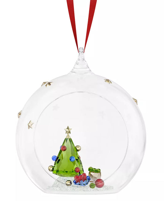 Holiday Cheers Tree and Gifts Ball Ornament