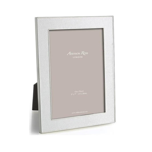 White Snake & Silver Frame 4x6