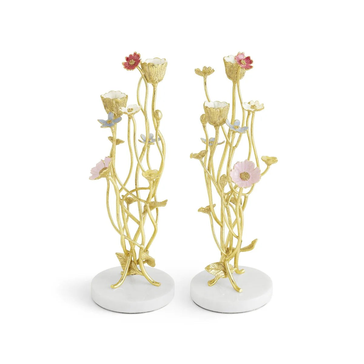 Wildflowers Candleholders S/2