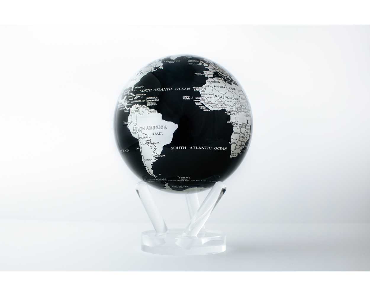 BLACK AND SILVER GLOBE 6